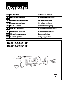 Εγχειρίδιο Makita DA3010F Οδηγός τρυπανιών