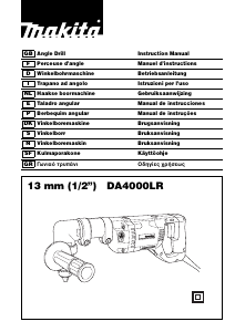 Manual Makita DA4000LR Drill-Driver