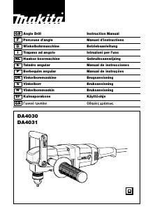 Manual Makita DA4030 Drill-Driver