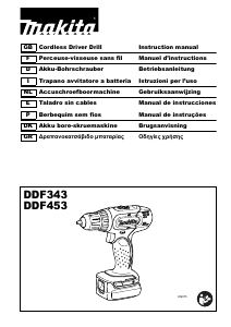 Handleiding Makita DDF453 Schroef-boormachine