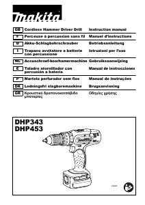 Brugsanvisning Makita DHP343 Bore-skruemaskine