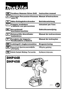 Bruksanvisning Makita DHP458 Borrskruvdragare
