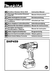 Kullanım kılavuzu Makita DHP459 Matkap tornavida