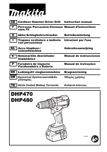 Manual Makita DHP470 Drill-Driver