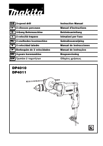 Εγχειρίδιο Makita DP4010 Οδηγός τρυπανιών