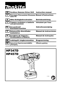 Εγχειρίδιο Makita HP457D Οδηγός τρυπανιών