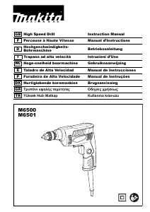 Bruksanvisning Makita M6500 Borrskruvdragare