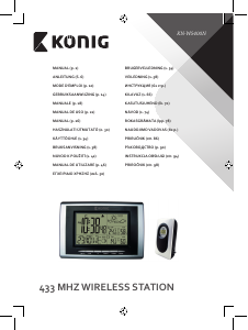 Manuale König KN-WS400N Stazione meteorologica