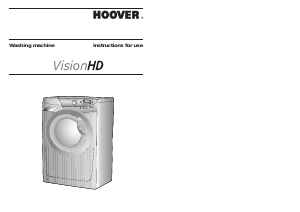 Handleiding Hoover VHD 812 VisionHD Wasmachine