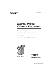 Bedienungsanleitung Sony DCR-PC7E Camcorder