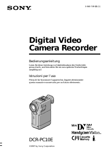 Bedienungsanleitung Sony DCR-PC10E Camcorder