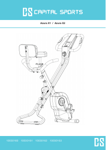 Handleiding Capital Sports Azura X1 10030162 Hometrainer