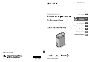 Bedienungsanleitung Sony DCR-PC55E Camcorder