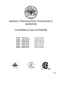 Mode d’emploi Bertazzoni PRO36 6 DFS VI Cuisinière