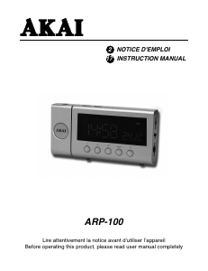 Handleiding Akai ARP-100 Radio