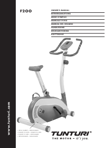 Manual de uso Tunturi F200 Bicicleta estática