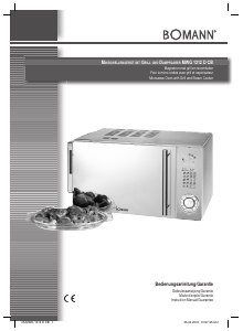 Manual Bomann MWG 1212 D CB Microwave
