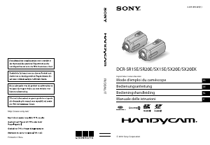 Mode d’emploi Sony DCR-SR15E Caméscope