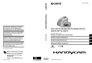 Mode d’emploi Sony DCR-SR37E Caméscope