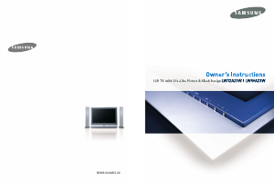 Manual Samsung LW40A23W LCD Television