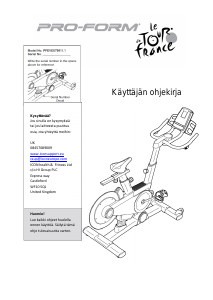 Käyttöohje Pro-Form Tour de France Kuntopyörä