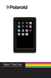 Manual de uso Polaroid PMID702DC Tablet