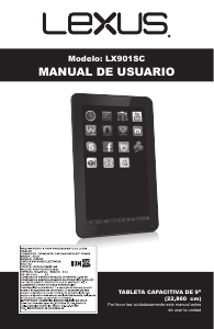 Manual de uso Lexus LX901SC Tablet