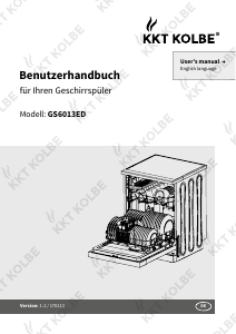 Bedienungsanleitung KKT Kolbe GS6013ED Geschirrspüler