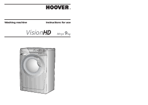 Handleiding Hoover VHD 9123 VIsion HD Wasmachine