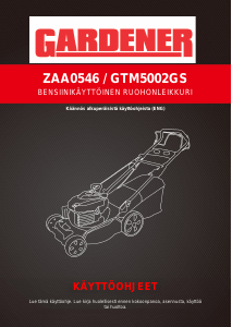 Käyttöohje Gardener GTM5002GS Ruohonleikkuri