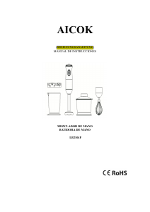 Manual de uso Aicok LB2104F Batidora de mano