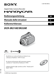 Bedienungsanleitung Sony DCR-SR210E Camcorder