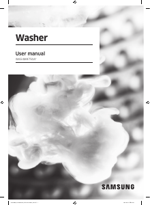 Manual Samsung WA54M8750AV Washing Machine
