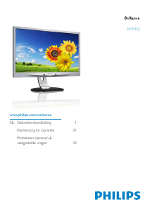 Handleiding Philips 241P4Q Brilliance LCD monitor