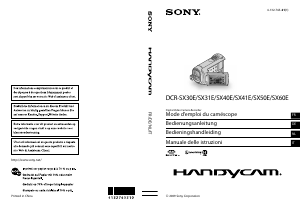 Bedienungsanleitung Sony DCR-SX31E Camcorder