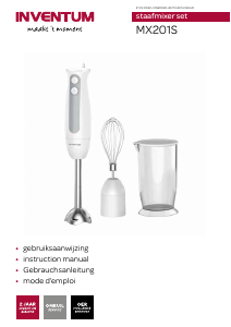 Bruksanvisning Inventum MX201S Stavmixer