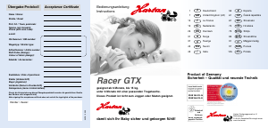 Käyttöohje Hartan Racer GTX Lastenrattaat