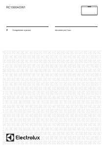 Manuale Electrolux RC1500AOW1 Congelatore
