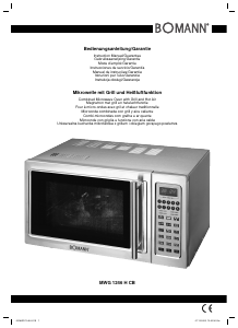 Handleiding Bomann MWG 1246 H CB Magnetron