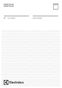 Mode d’emploi Electrolux ESI5515LOK Lave-vaisselle