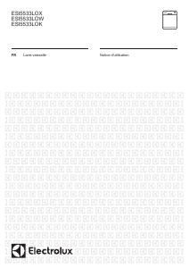 Mode d’emploi Electrolux ESI5533LOX Lave-vaisselle