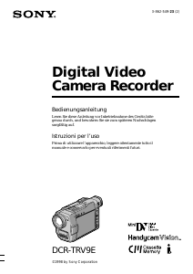 Bedienungsanleitung Sony DCR-TRV9E Camcorder