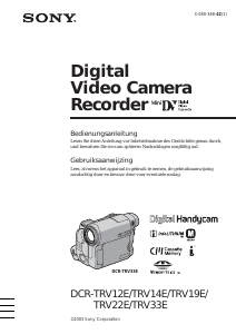 Bedienungsanleitung Sony DCR-TRV19E Camcorder