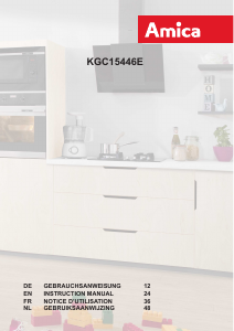 Mode d’emploi Amica KGC 15446 E Réfrigérateur combiné