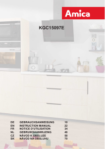 Mode d’emploi Amica KGC 15097 E Réfrigérateur combiné