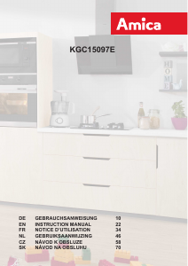 Handleiding Amica KGC 15097 E Koel-vries combinatie