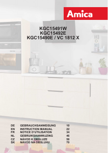 Handleiding Amica KGC 15490 E Koel-vries combinatie