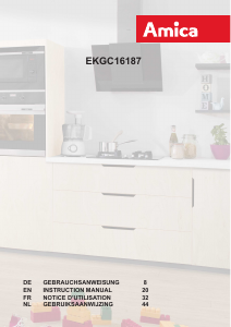 Manual Amica EKGC 16187 Fridge-Freezer