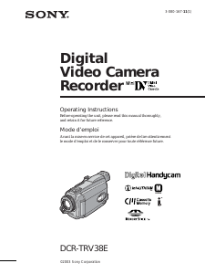 Mode d’emploi Sony DCR-TRV38E Caméscope