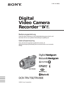 Bedienungsanleitung Sony DCR-TRV75E Camcorder